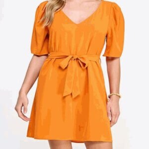 vestido naranja MH corto